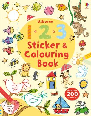 123 Sticker And Colouring Book - 1