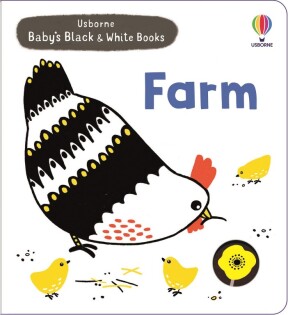 Baby's Black and White Books Farm - Usborne