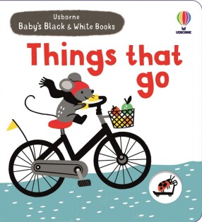 Baby's Black and White Books Things That Go - Usborne