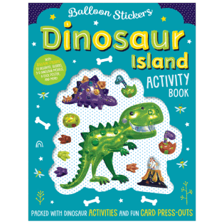 Balloon Stickers Dinosaur Island Activity Book - Make Believe Ideas