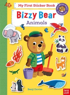 Bizzy Bear: My First Sticker Book Animals - Nosy Crow