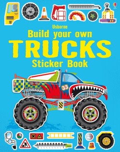 Build Your Own Trucks Sticker Book - Usborne