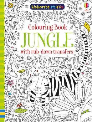 Colouring Book Jungle with Rub Downs - 1