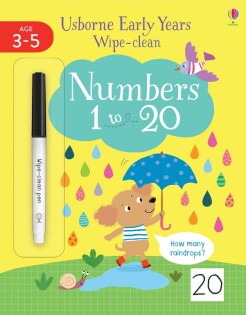 Early Years Wipe-Clean Numbers 1 to 20 - Usborne