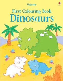 First Colouring Book Dinosaurs - Usborne