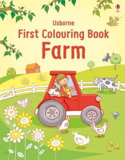 First Colouring Book Farm - Usborne