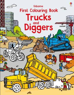 First Colouring Book Trucks and Diggers - 1