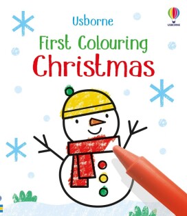 First Colouring Christmas - Usborne