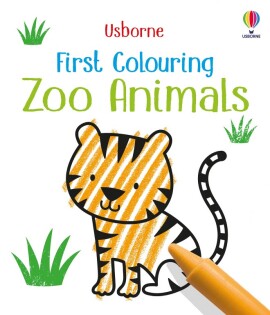 First Colouring Zoo Animals - Usborne