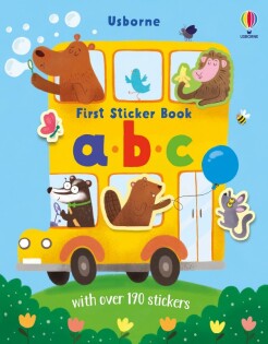 First Sticker Book abc - Usborne