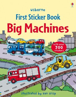 First Sticker Book Big Machines - Usborne