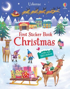 First Sticker Book Christmas - Usborne