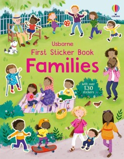 First Sticker Book Families - Usborne