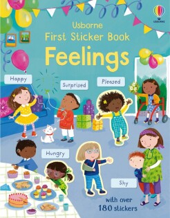 First Sticker Book Feelings - Usborne