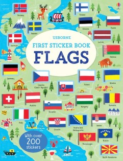 First Sticker Book Flags - Usborne