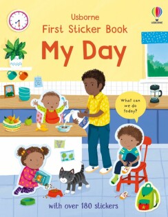 First Sticker Book My Day - Usborne