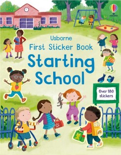 First Sticker Book Starting School - Usborne