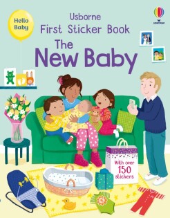 First Sticker Book The New Baby - Usborne