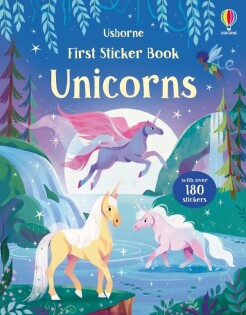 First Sticker Book Unicorns - Usborne