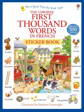 First Thousand Words in French Sticker Book - 1