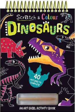 Scratch And Colour Dinosaurs - 1