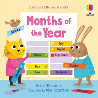 Little Board Books Months of the Year - Usborne