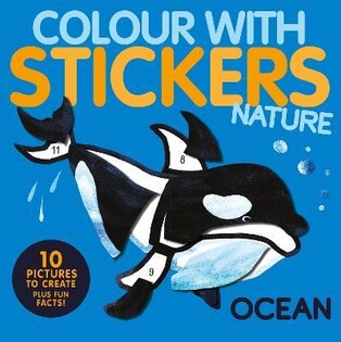 Ocean : Colour With Stickers: Nature - Little Tiger Books