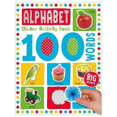 100 Words Alphabet Sticker Activity Book - 1