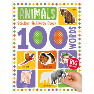 100 Words Animals Sticker Activity Book - 2