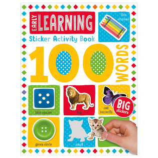 100 Words Early Learning Sticker Activity Book - 2