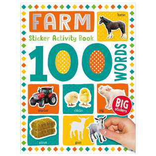 100 Words Farm Sticker Activity Book - 2