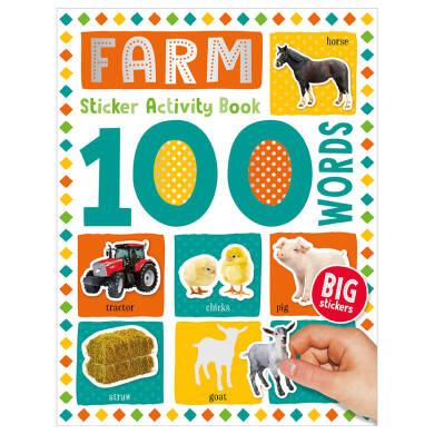 100 Words Farm Sticker Activity Book - 2