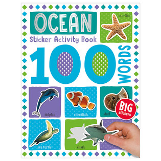 100 Words Ocean Sticker Activity Book - Make Believe Ideas