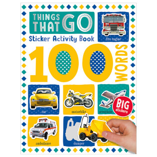 100 Words Things That Go Sticker Activity Book - 2