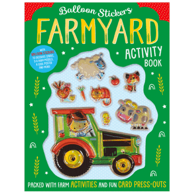 Balloon Stickers Farmyard Activity Book - 2