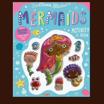 Balloon Stickers Mermaids Activity Book - 1