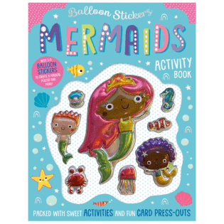 Balloon Stickers Mermaids Activity Book - 3