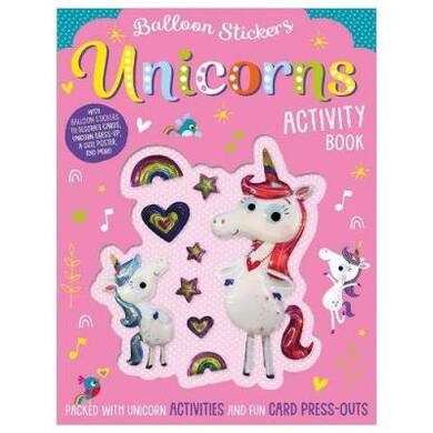 Balloon Stickers Unicorns Activity Book - 2