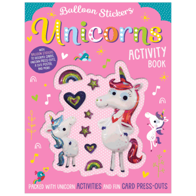 Balloon Stickers Unicorns Activity Book - 3