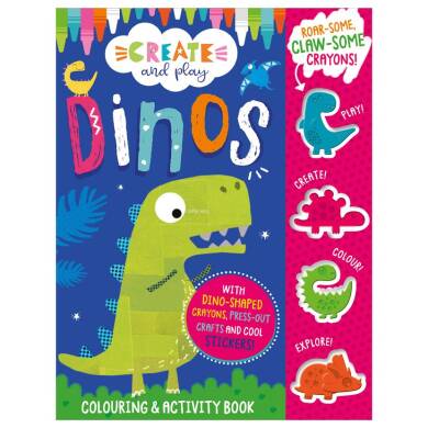 Create and Play Dinos Colouring Activity Book - 3