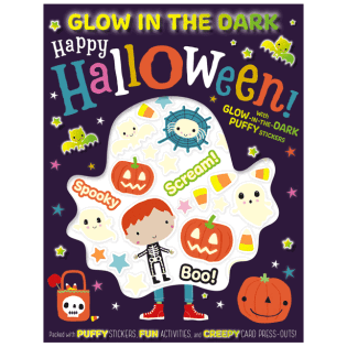 Glow in the Dark Puffy Stickers Happy Halloween! - 2