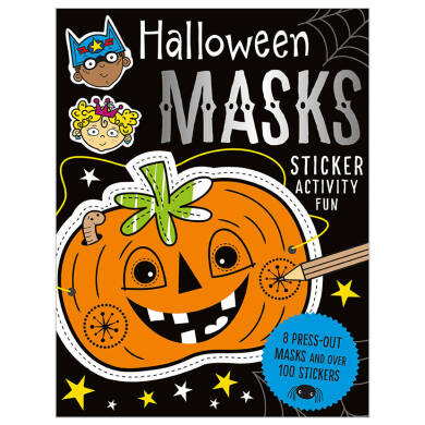 Halloween Masks Sticker Activity Fun - 2