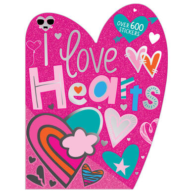 I Love Hearts Sticker Activity Book - 2