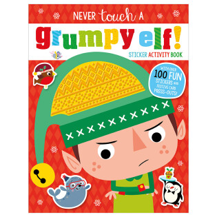 Never Touch a Grumpy Elf Sticker Activity Book - 2