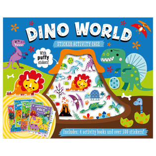 Puffy Stickers Dino World Sticker Activity Case - 2