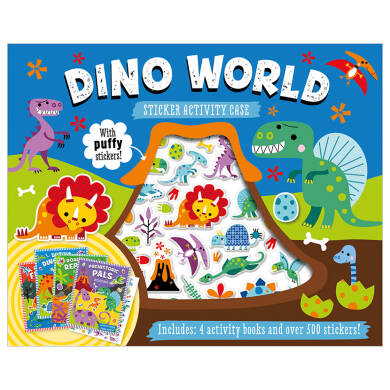 Puffy Stickers Dino World Sticker Activity Case - 2