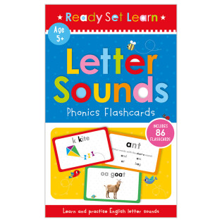 Ready, Set, Learn Letter Sounds Phonics Flashcards - Make Believe Ideas