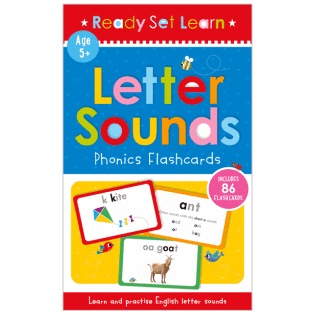 Ready, Set, Learn Letter Sounds Phonics Flashcards - 2