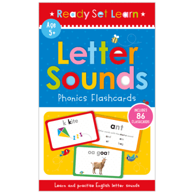 Ready, Set, Learn Letter Sounds Phonics Flashcards - 2