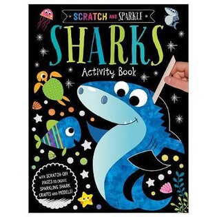 Scratch and Sparkle Sharks Activity Book - Make Believe Ideas